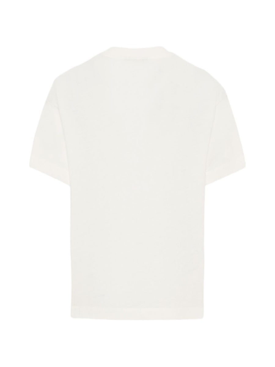 Fendi Cotton Logo T-Shirt — White, view 2
