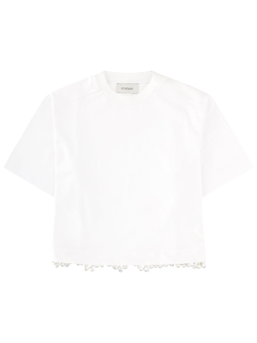 Sportmax Palmas T-shirt — White by Sportmax