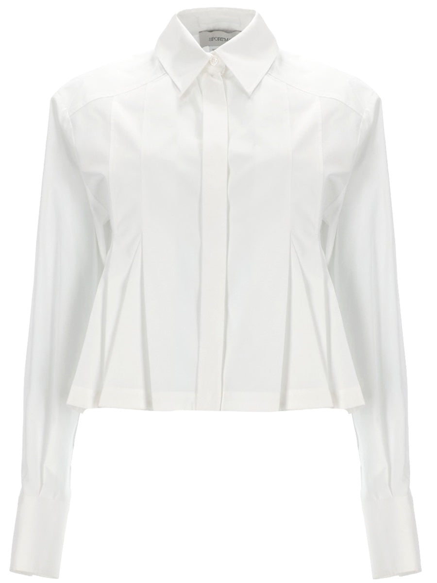 Sportmax Cotton Shirt — White by Sportmax