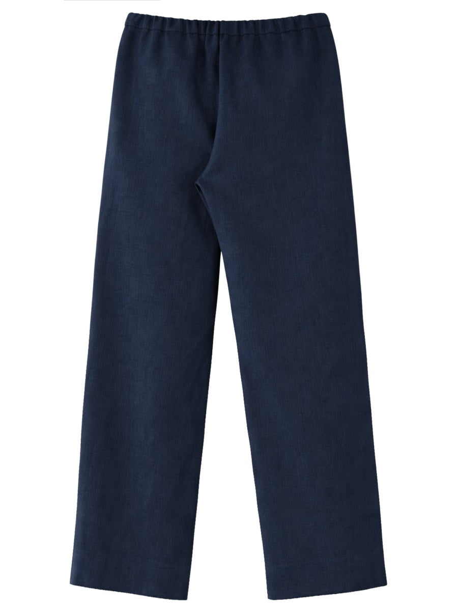 'S Max Mara Amedea Trousers — Blue, view 2