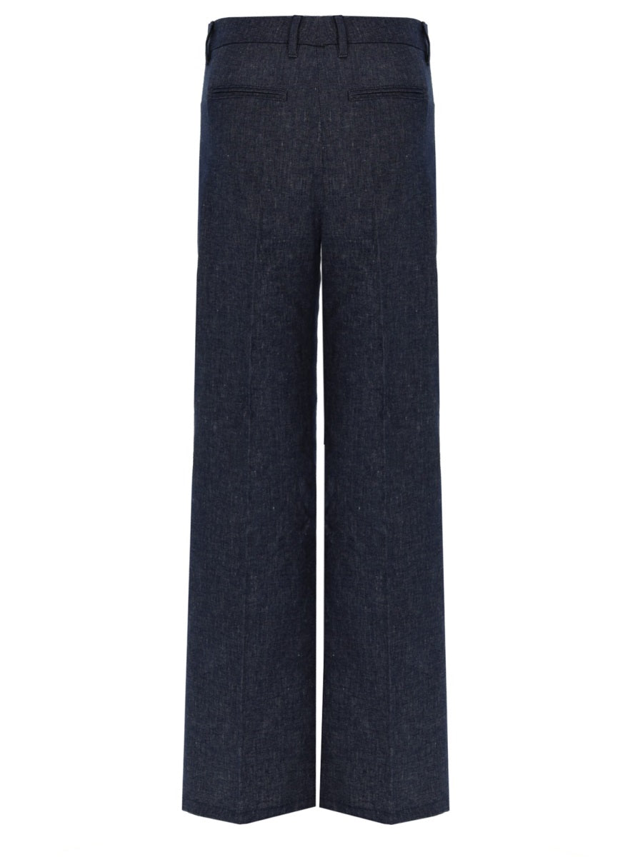 'S Max Mara Abete Trousers — Blue, view 2