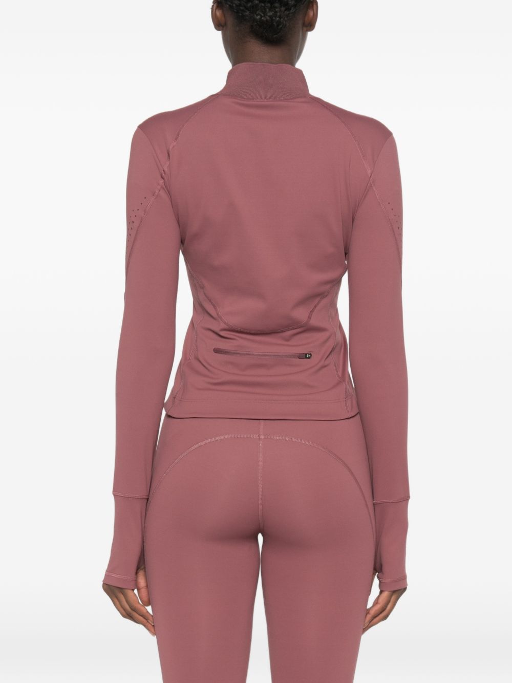 Adidas By Stella McCartney Sweatshirt — Burgundy, view 3