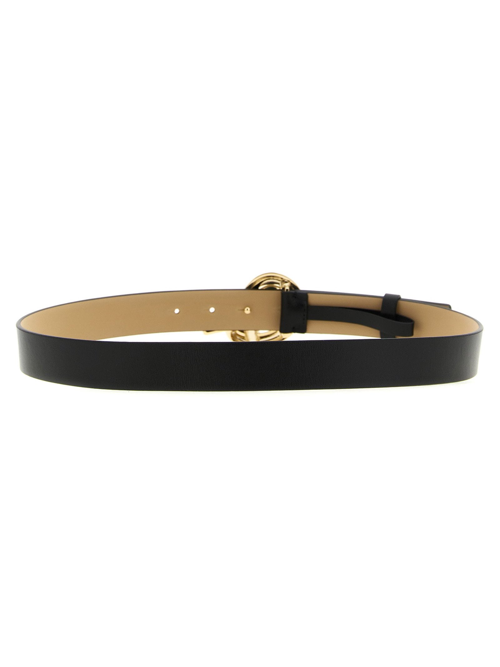 Fabiana Filippi Sculptural Knot Buckle Belt — Black, view 2