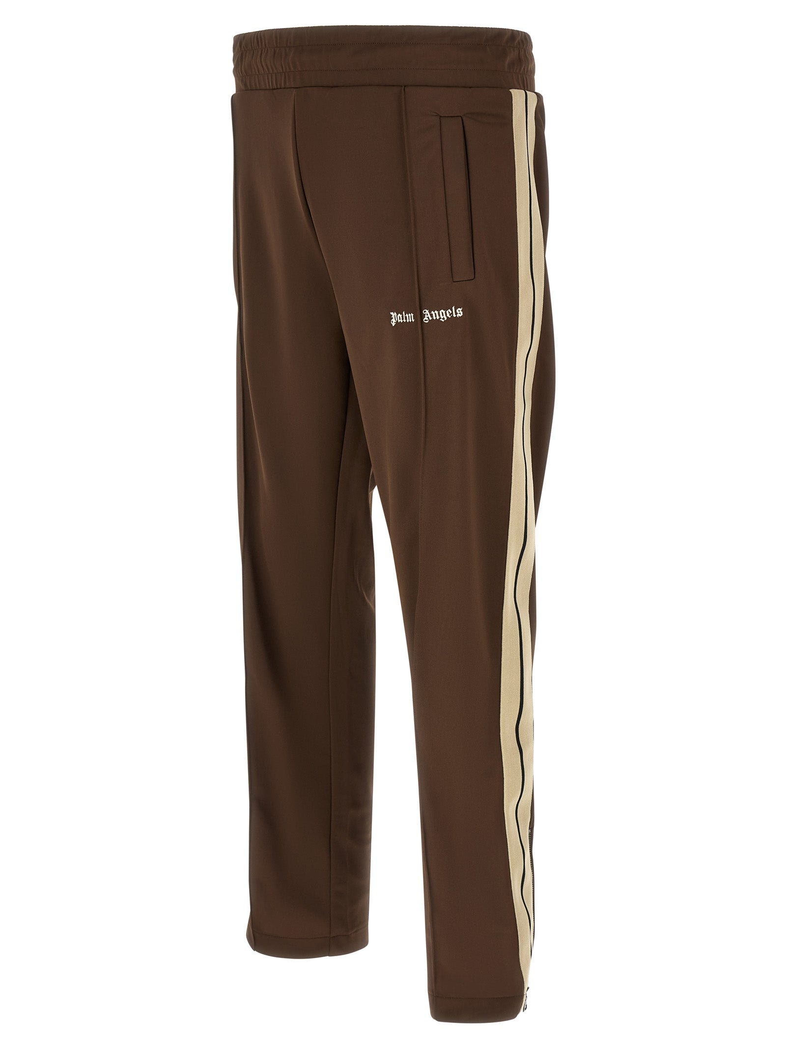 Palm Angels Track Sports Joggers — Brown, view 3