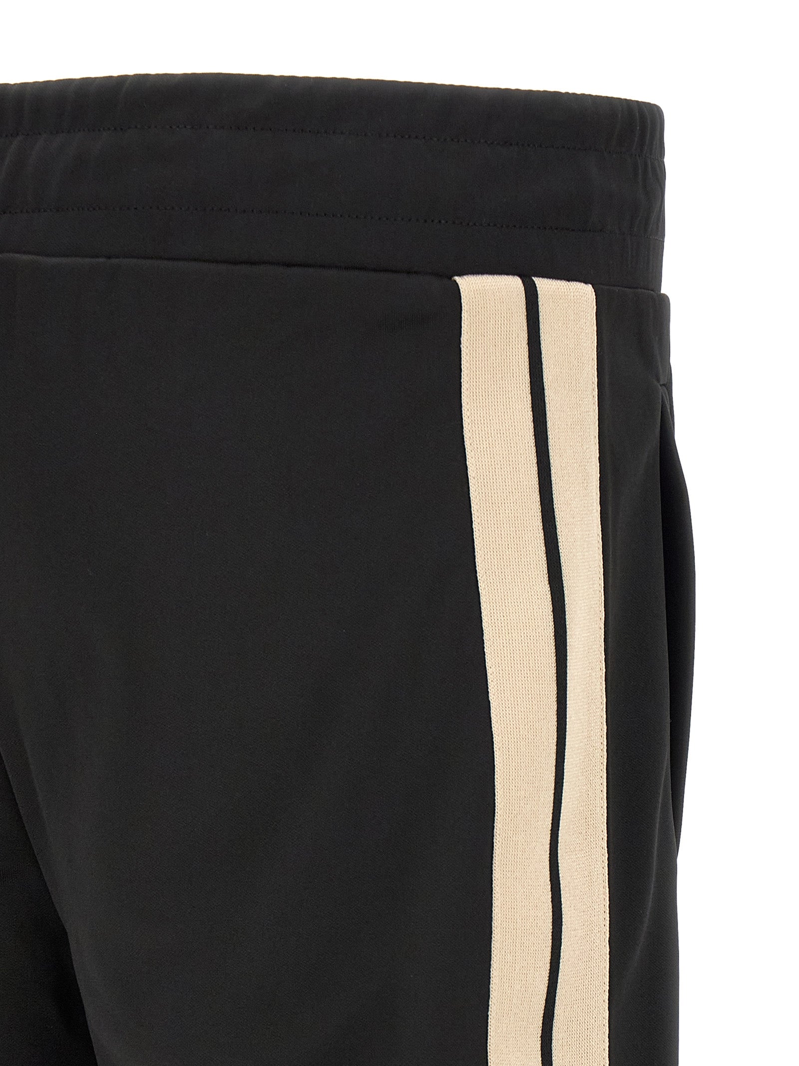 Palm Angels Logo-Embroidered Polyester Joggers — Black, view 5