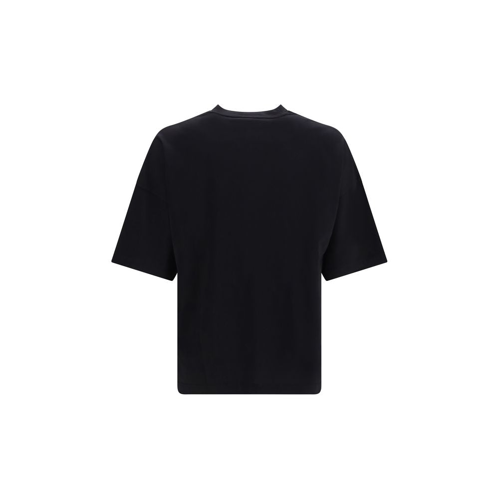 Palm Angels Logo-Embroidered T-Shirt — Black, view 2