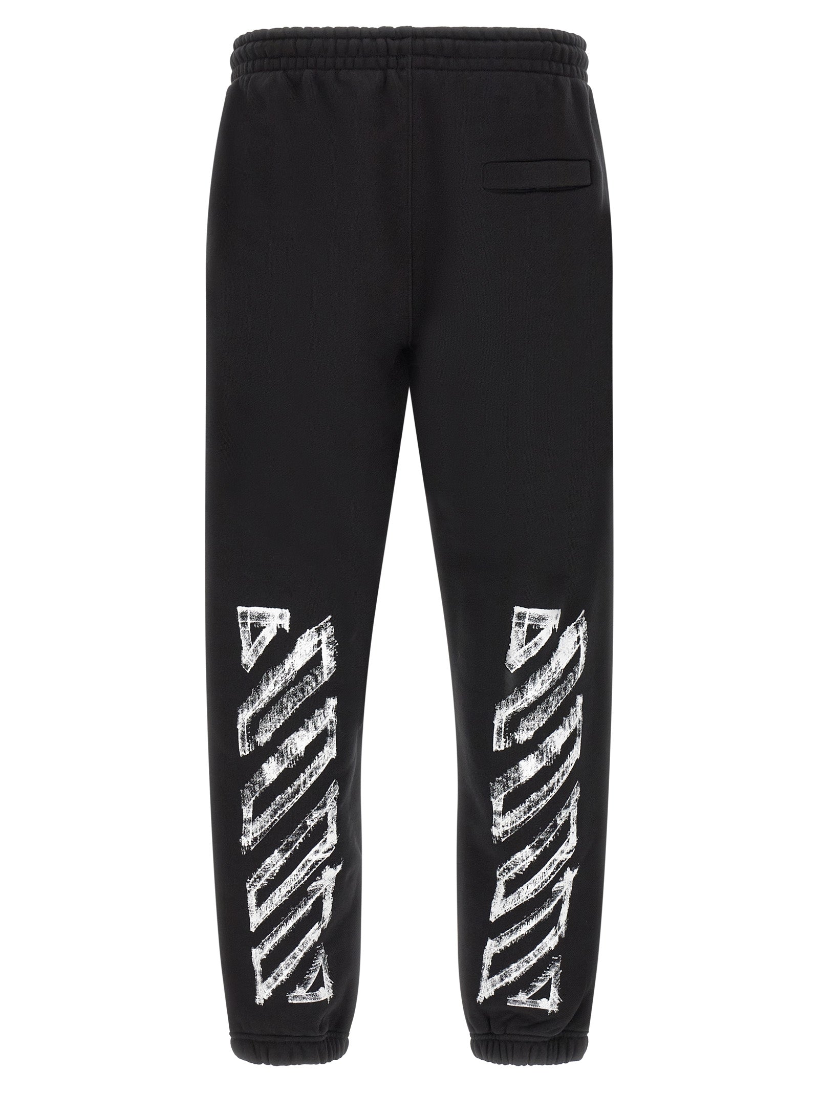 Off-White Motion Arrow Cuffed Joggers — Black, view 2
