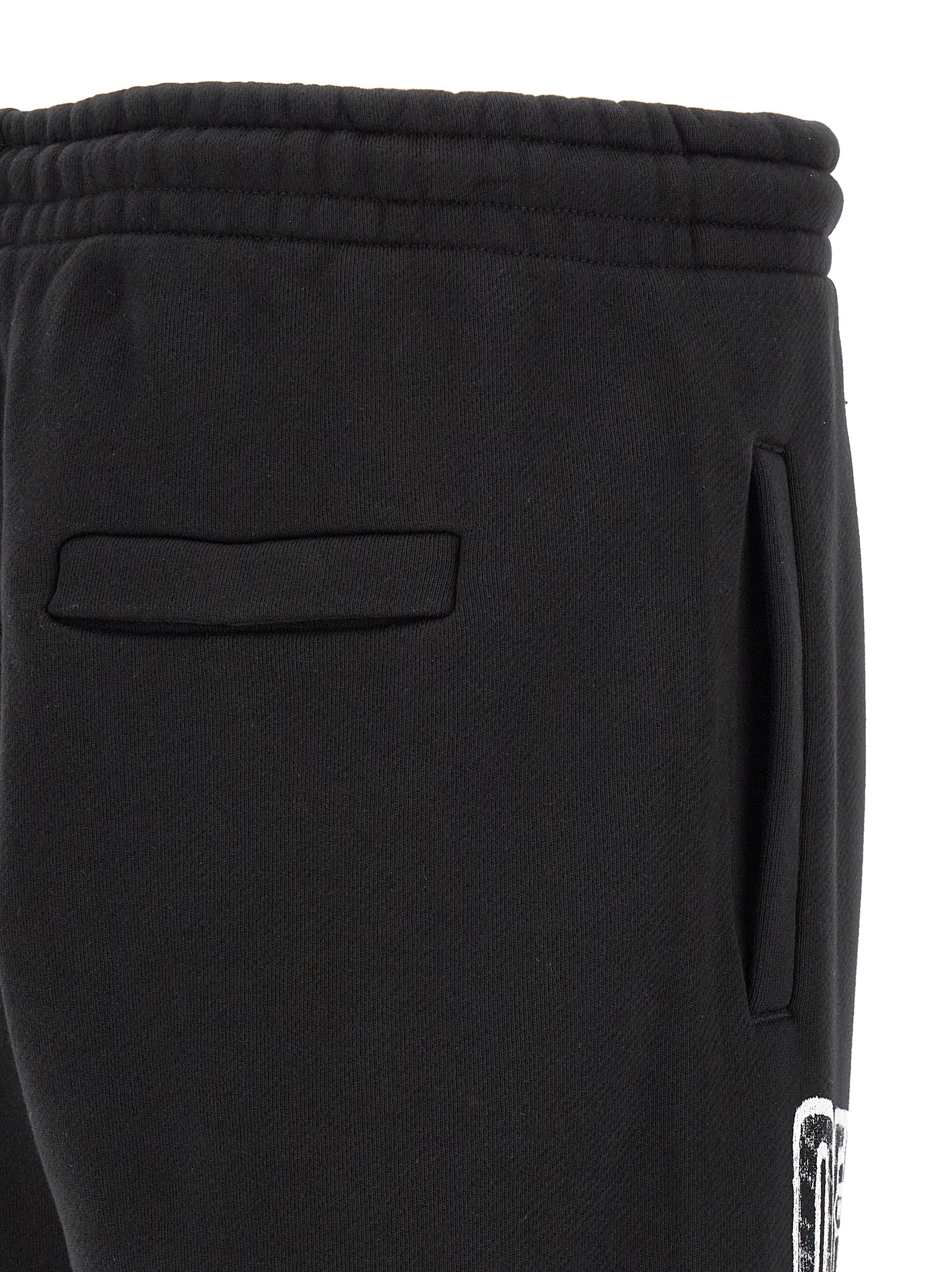 Off-White Motion Arrow Cuffed Joggers — Black, view 4