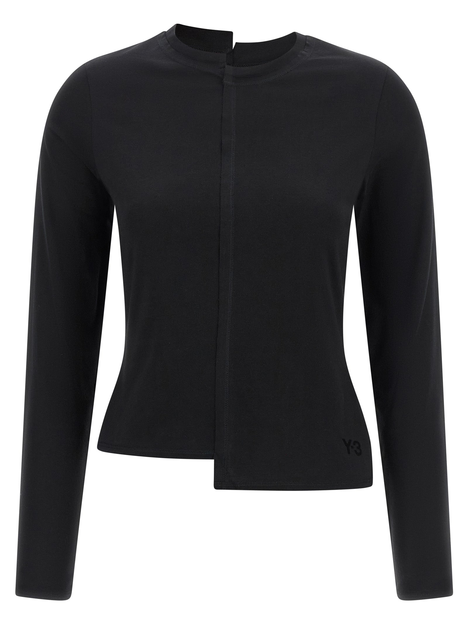 Y-3 Deconstructed Cotton T-Shirt — Black by Y-3