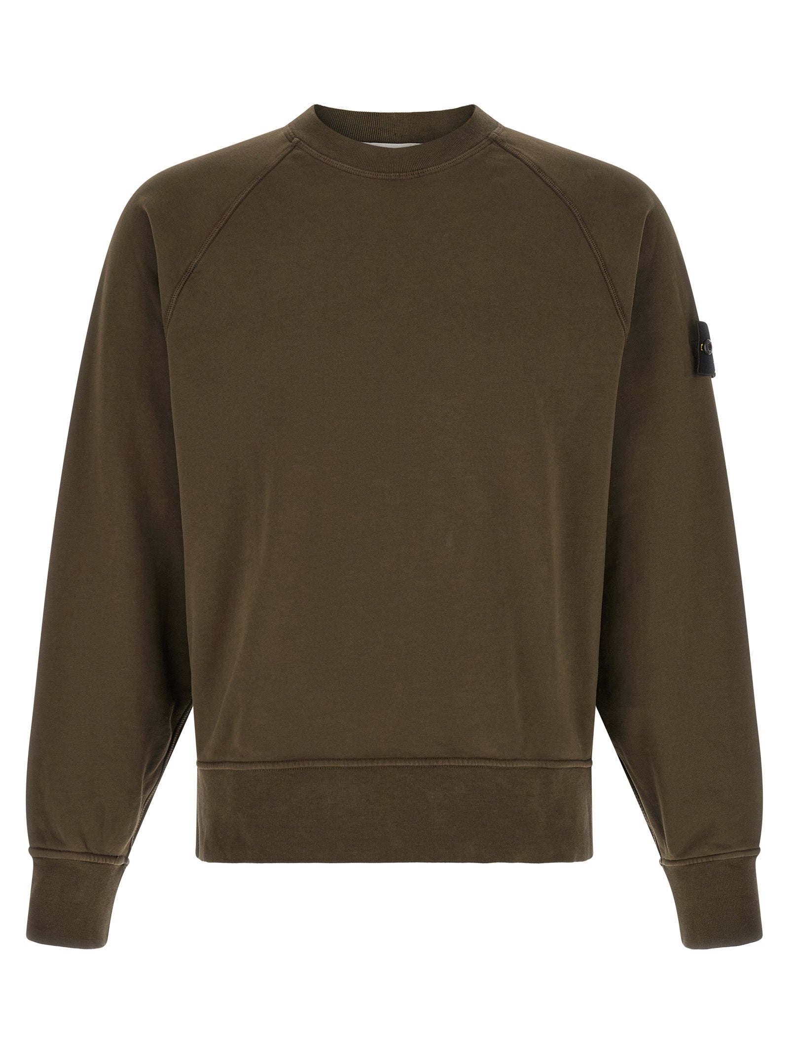 Stone Island Garment-Dyed Cotton Sweatshirt — Gray by Stone Island