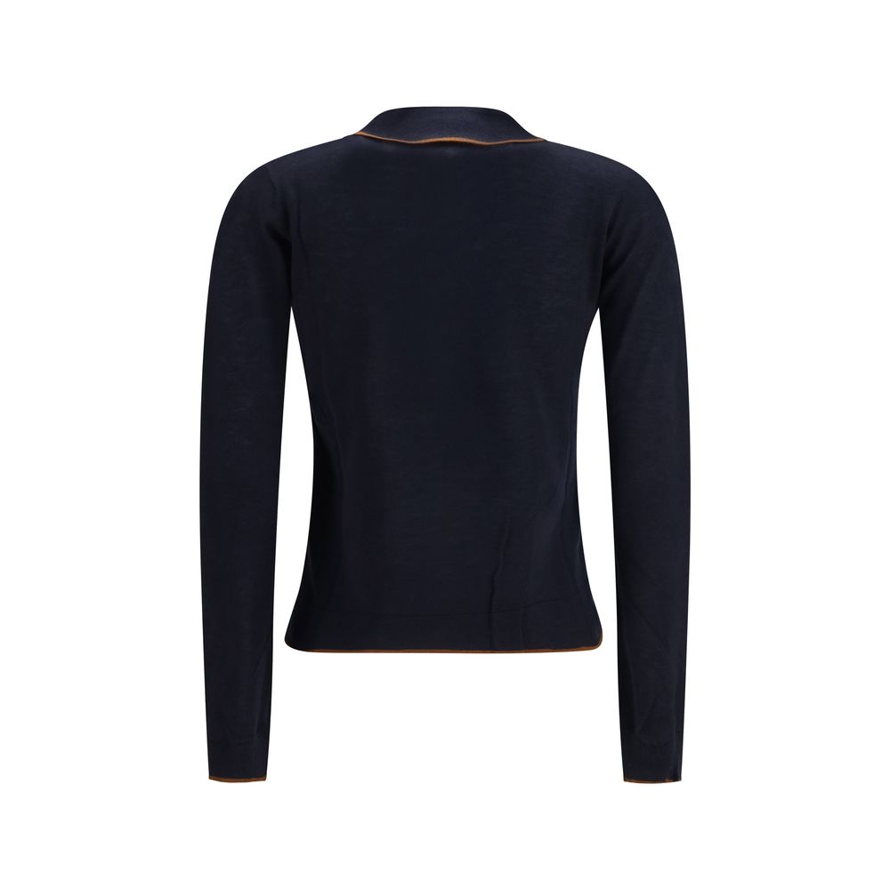 Max Mara Studio Cardigan — Navy, view 2