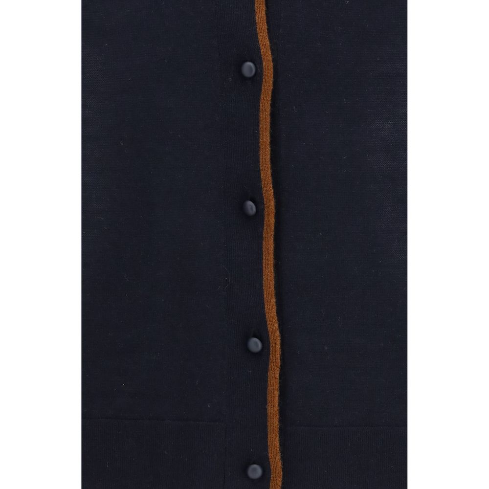 Max Mara Studio Cardigan — Navy, view 3
