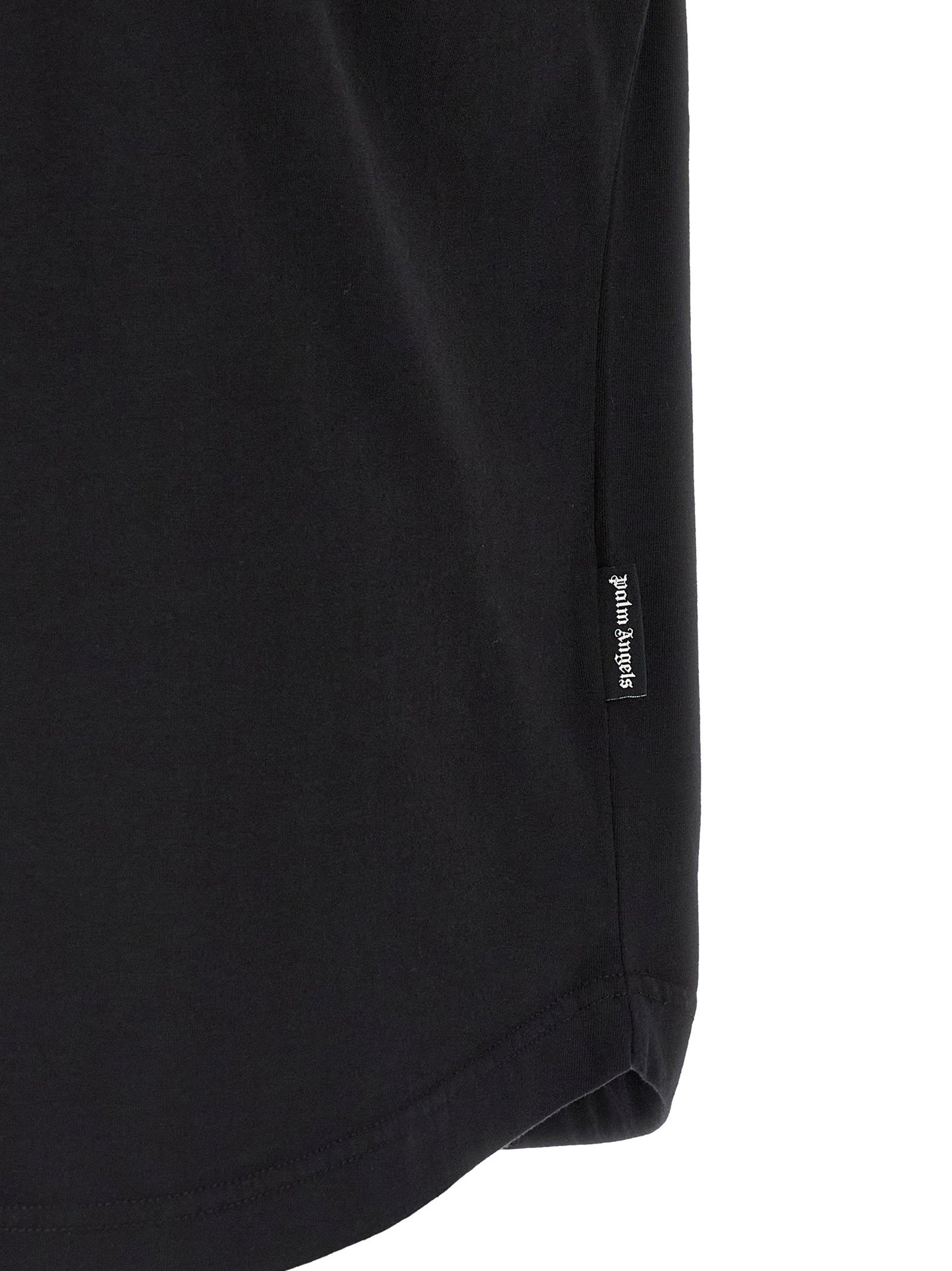 Palm Angels Logo-Graphic T-shirt — Black, view 4