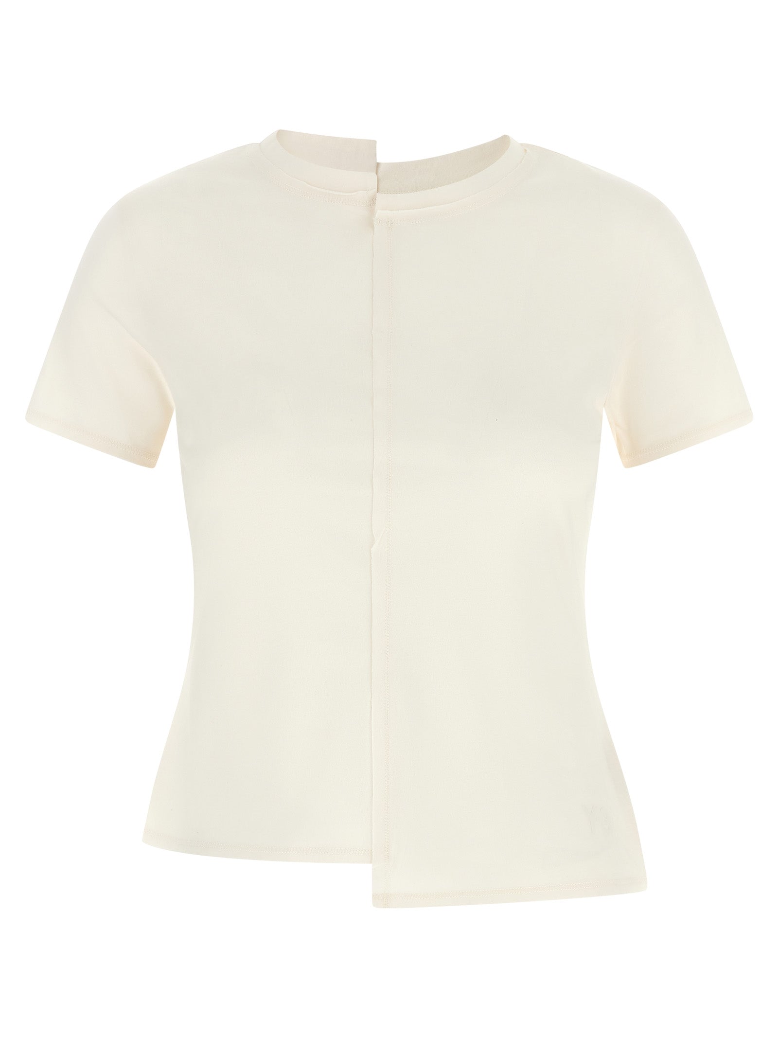 Y-3 Deconstructed Cotton T-Shirt — White by Y-3