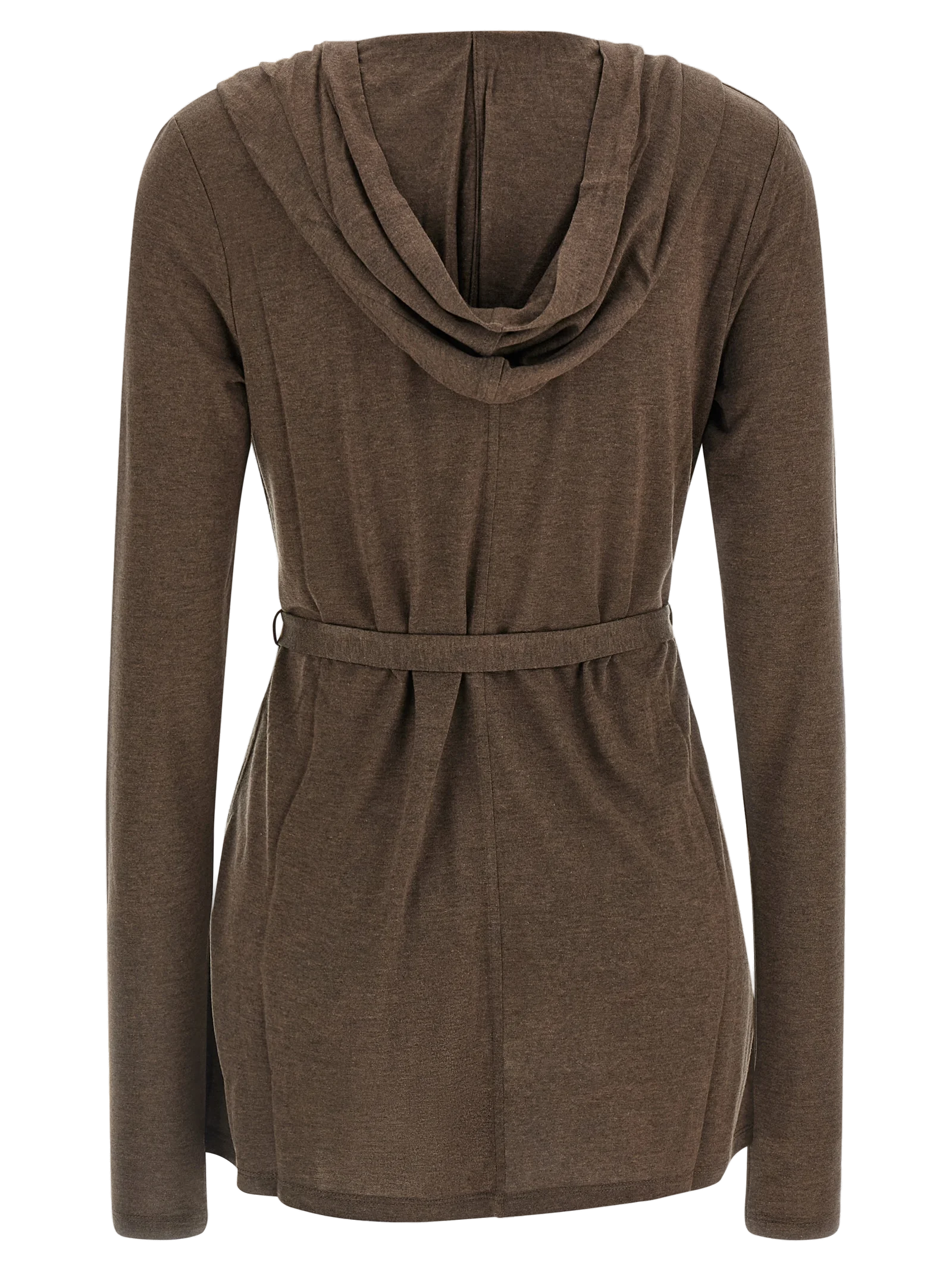Max Mara Lyocell-Silk Blend Cardigan — Brown, view 2