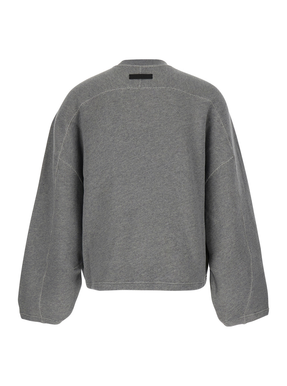 Represent Heavyweight Cotton Sweater — Gray, view 2
