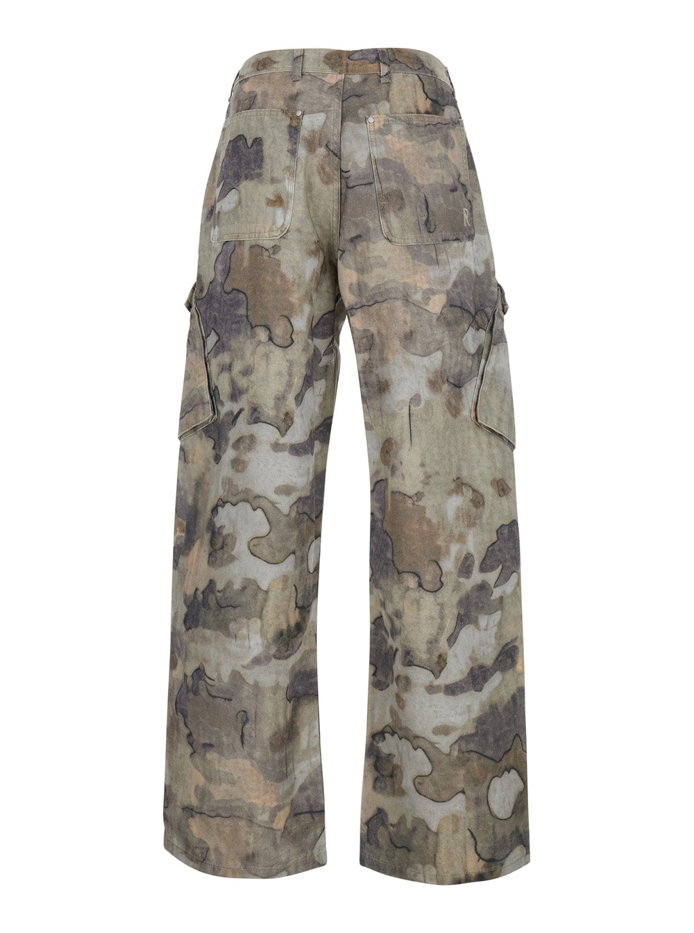 Represent Camouflage Tech Fabric Cargo Pants — Beige, view 2