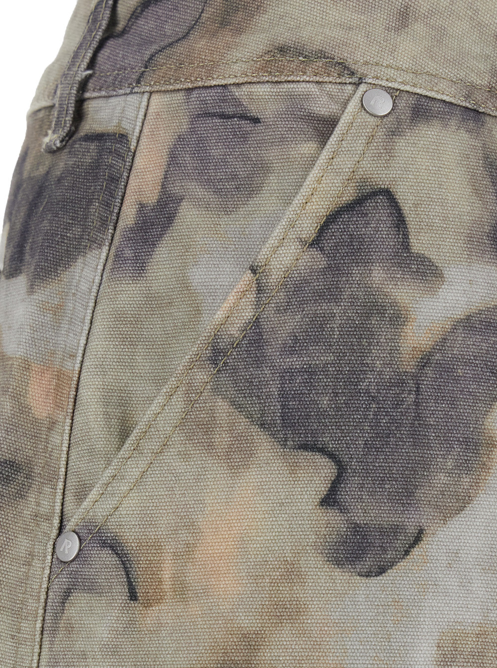 Represent Camouflage Tech Fabric Cargo Pants — Beige, view 3