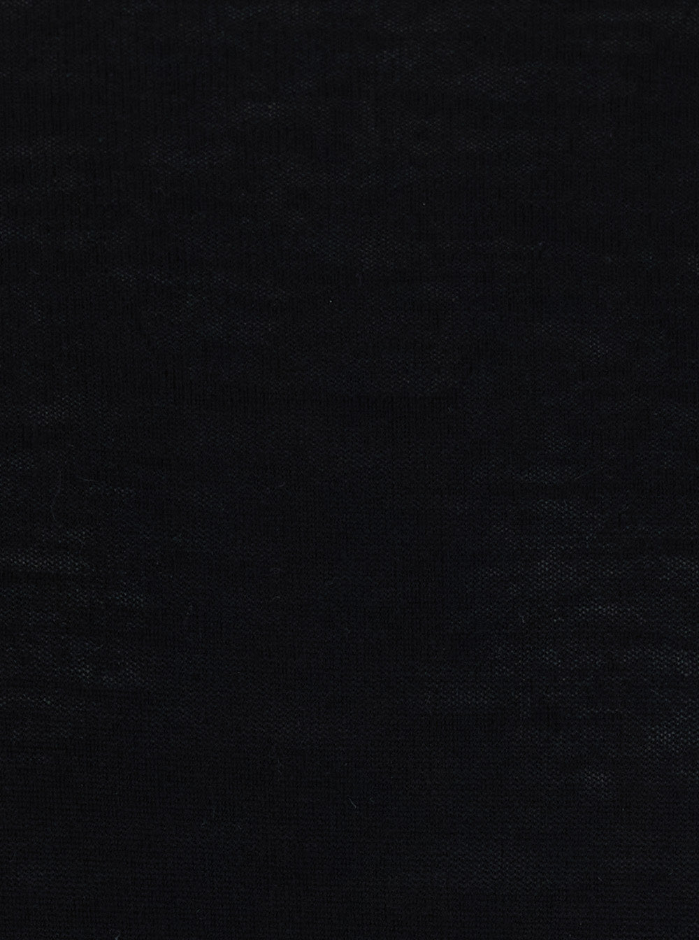 Kangra Extrafine Merino Wool Crew Neck Sweater — Black, view 3