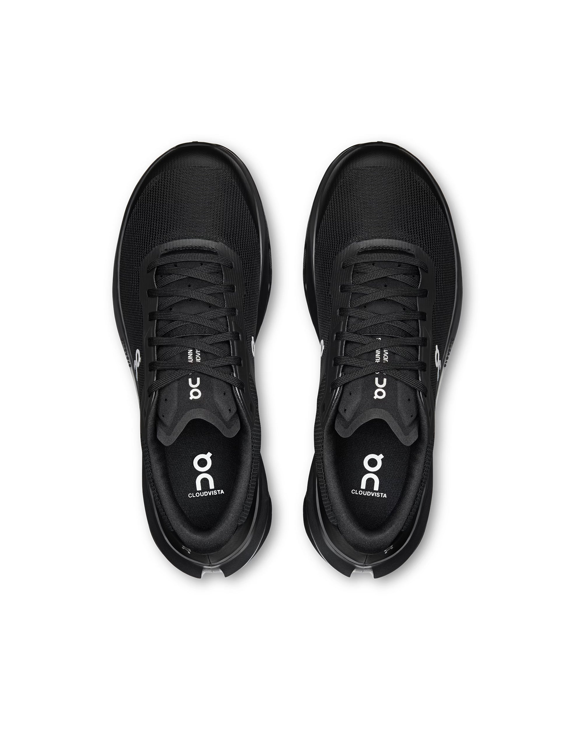 On Running Cloudvista Sneaker — Black, view 3
