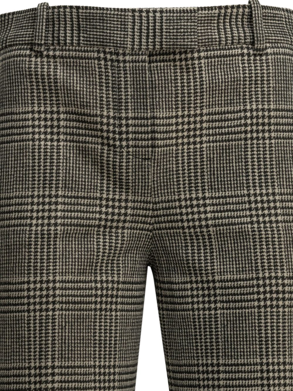 Circolo 1901 Prince of Wales Checked Cotton Trousers — Olive, view 2