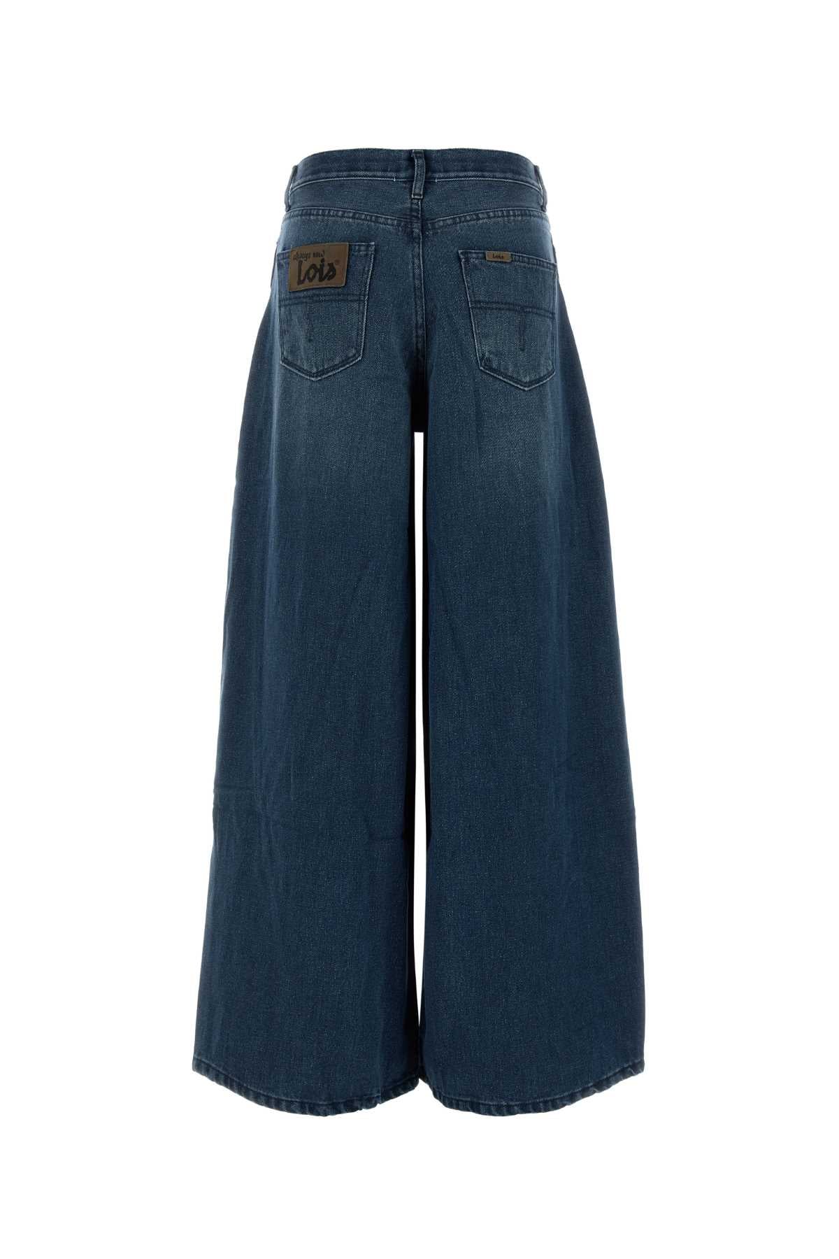 Lois Double Jeans — Blue, view 2