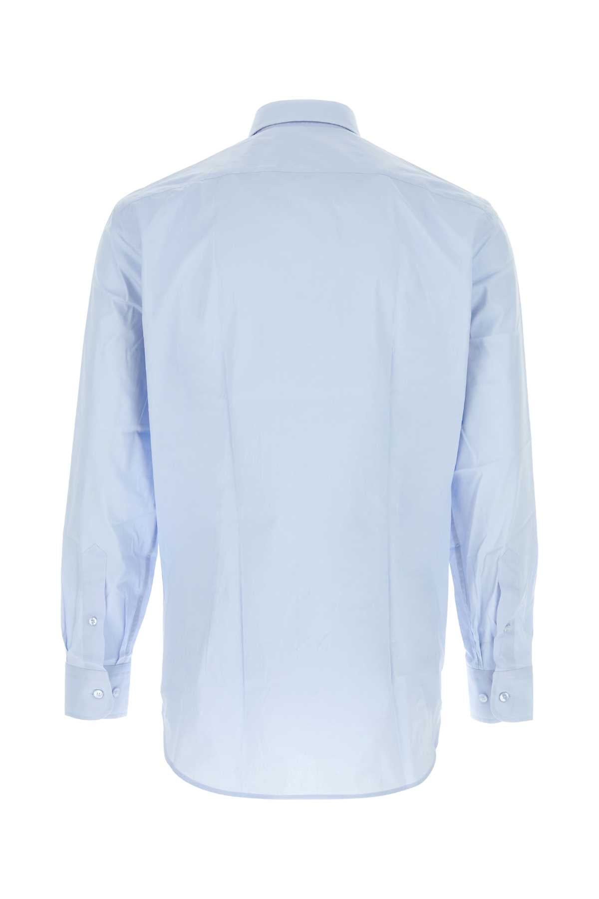 Etro Stretch Poplin Shirt — Blue, view 2
