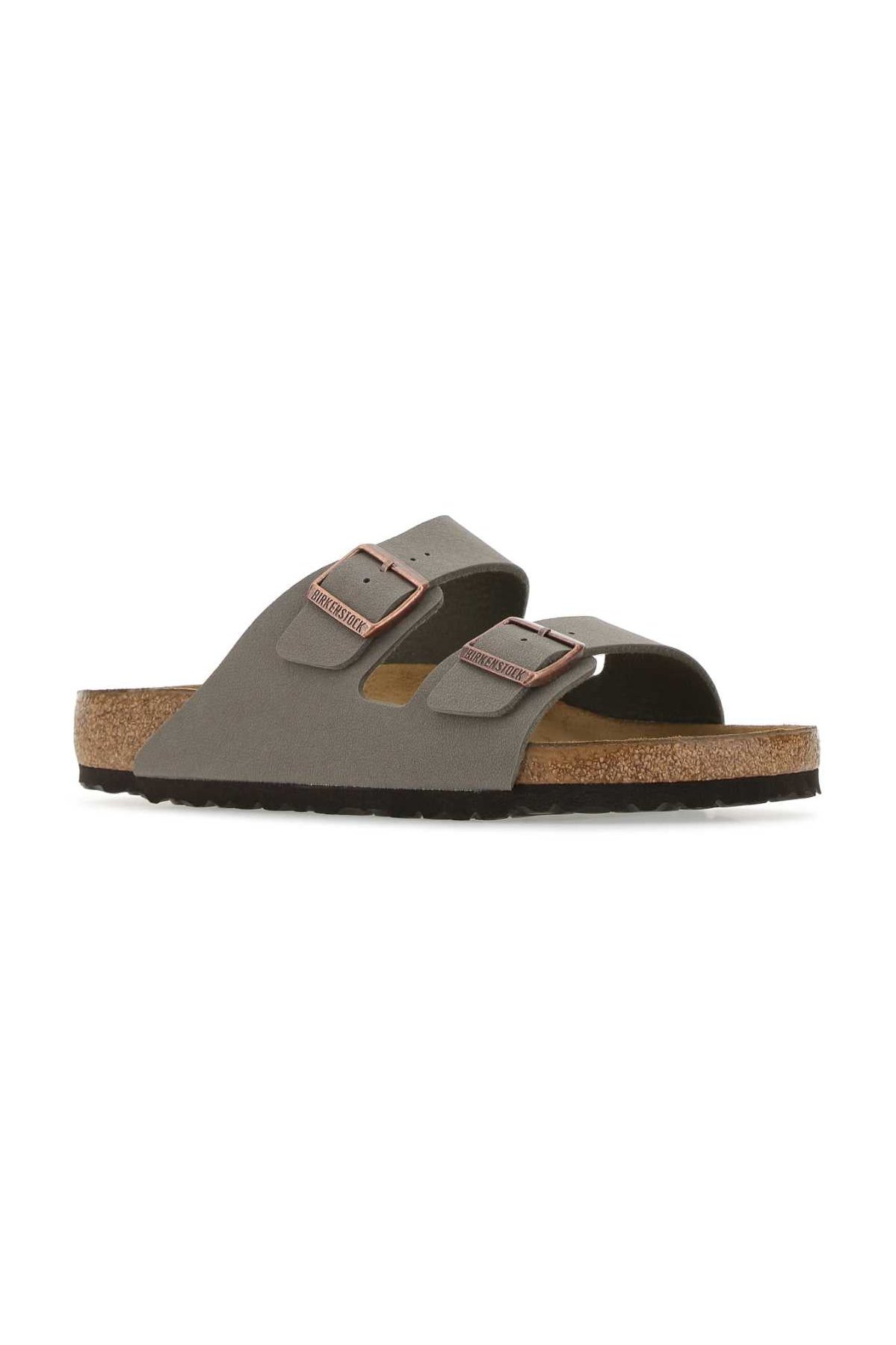 Birkenstock Arizona Slippers — Gray, view 2