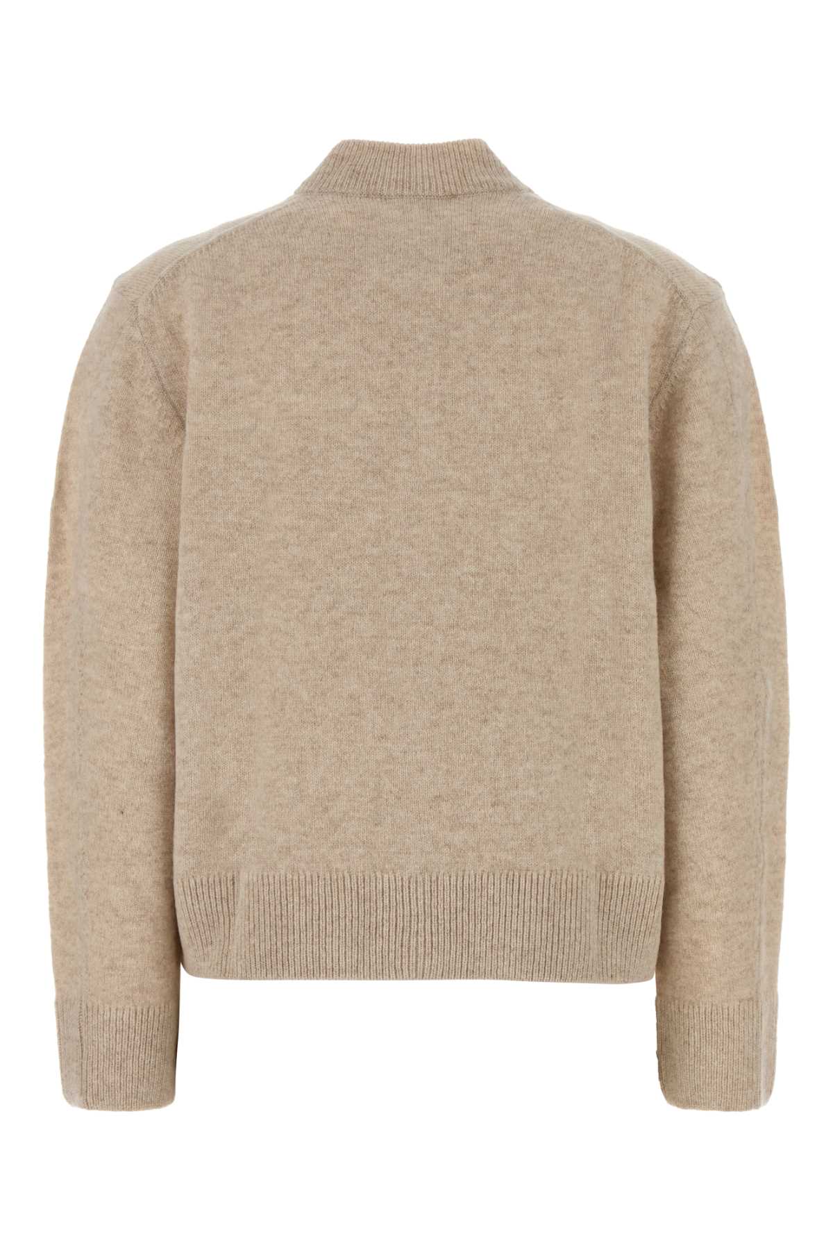 Maison Kitsune Head Cardigan — Beige, view 2