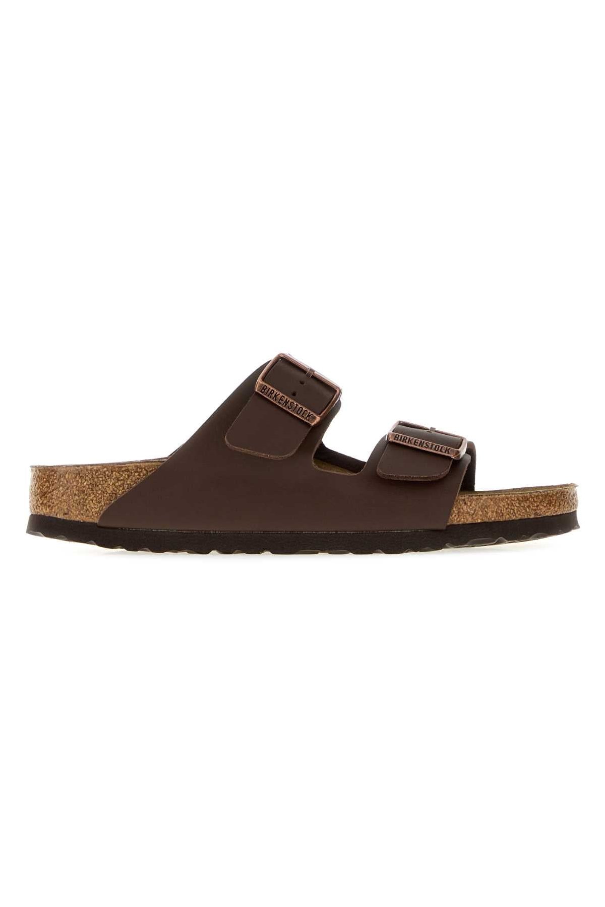 Birkenstock Arizona Slippers — Brown by Birkenstock