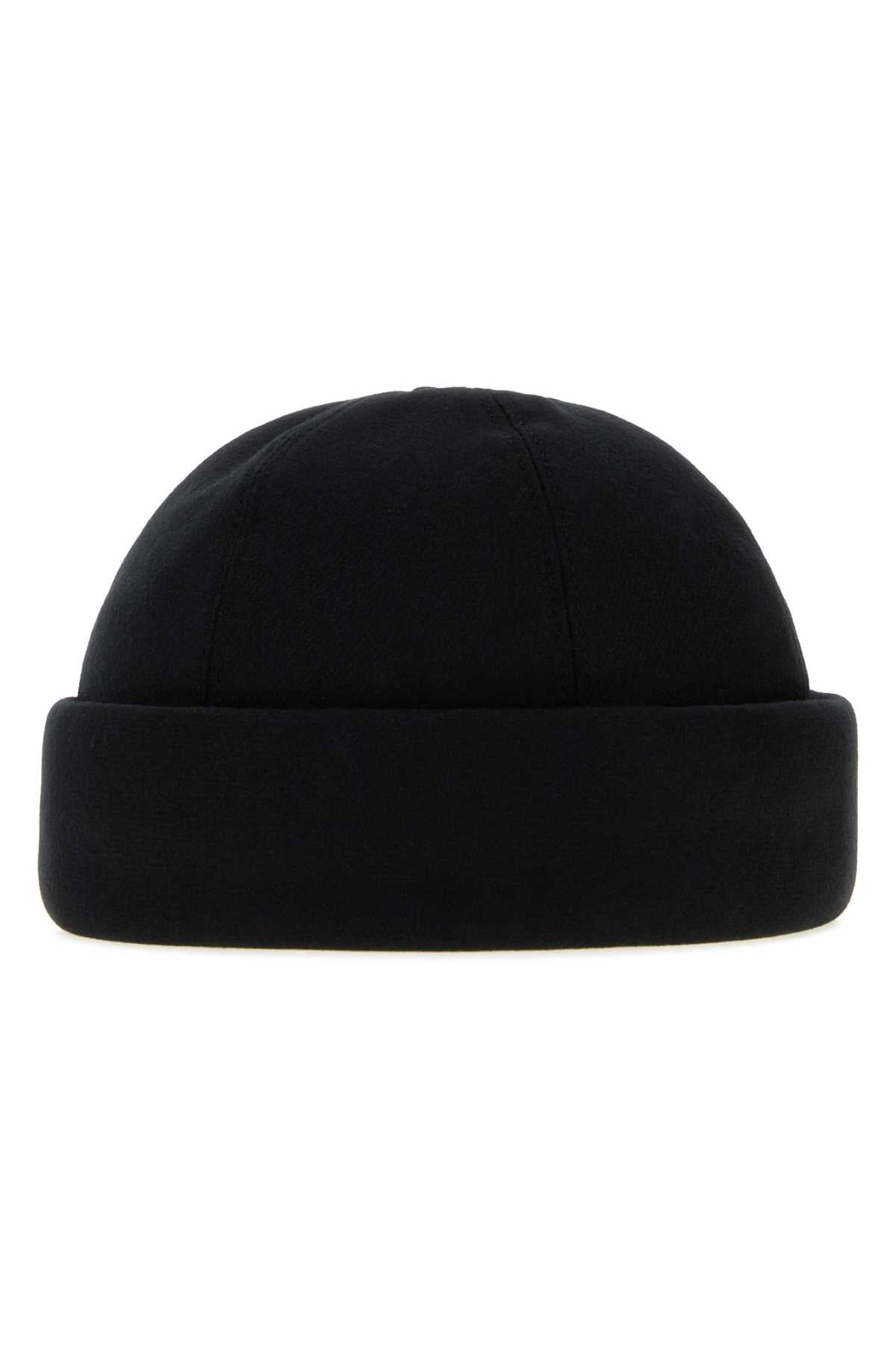 Giorgio Armani DOCKER Beanie — Black by Giorgio Armani