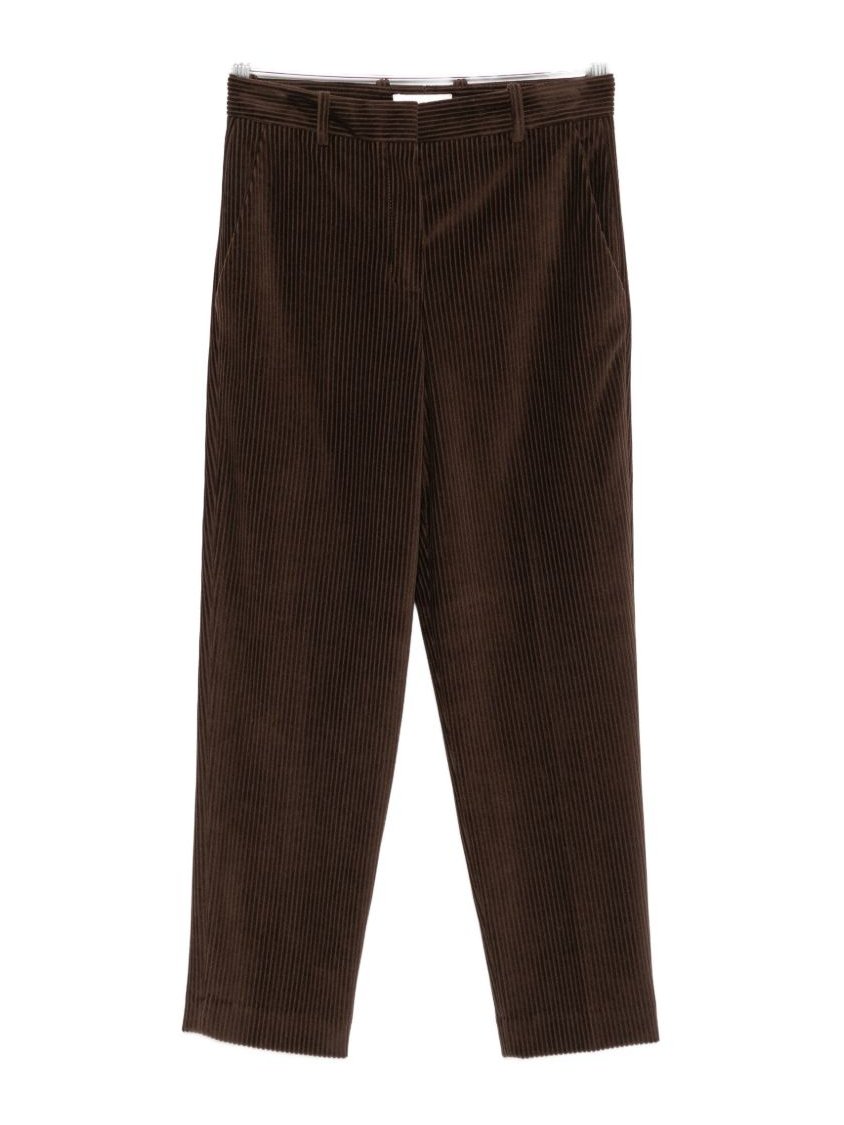 Circolo 1901 Corduroy Trousers — Brown by Circolo 1901