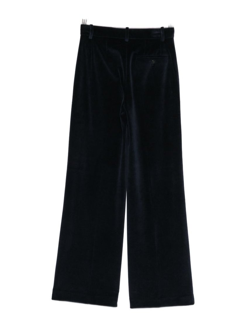 Circolo 1901 Velvet Cotton Trousers — Ink, view 3