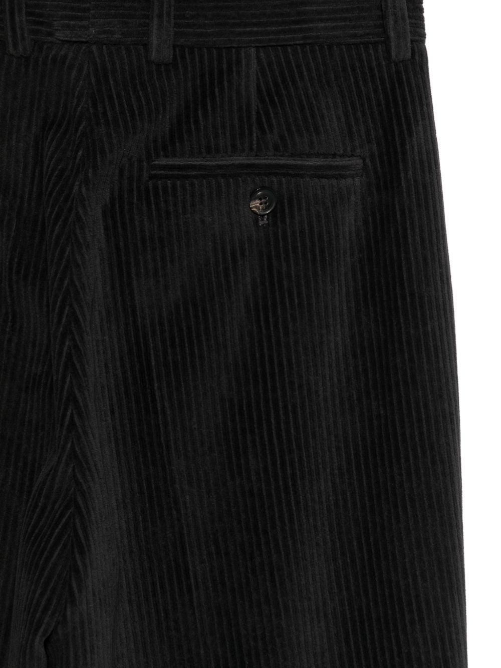 Circolo 1901 Cotton Corduroy Trousers — Navy, view 3