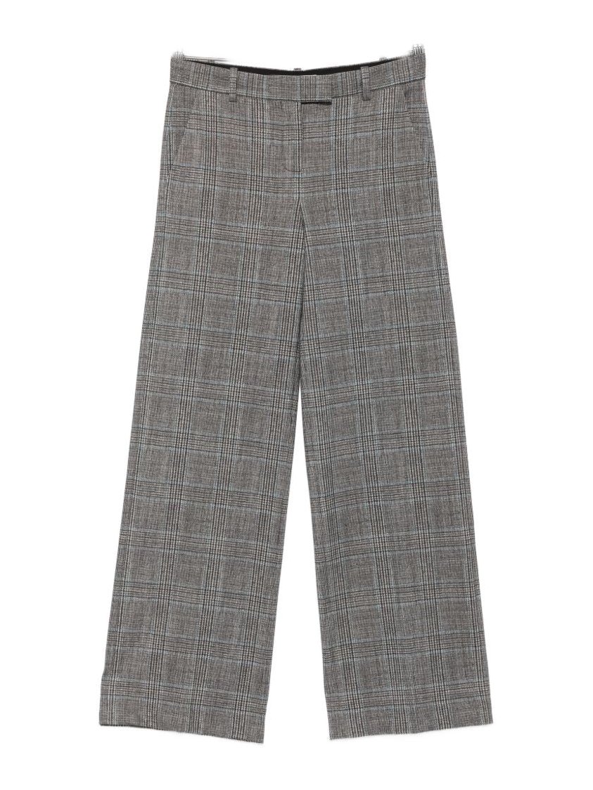 Circolo 1901 Prince of Wales Check Trousers — Grey by Circolo 1901