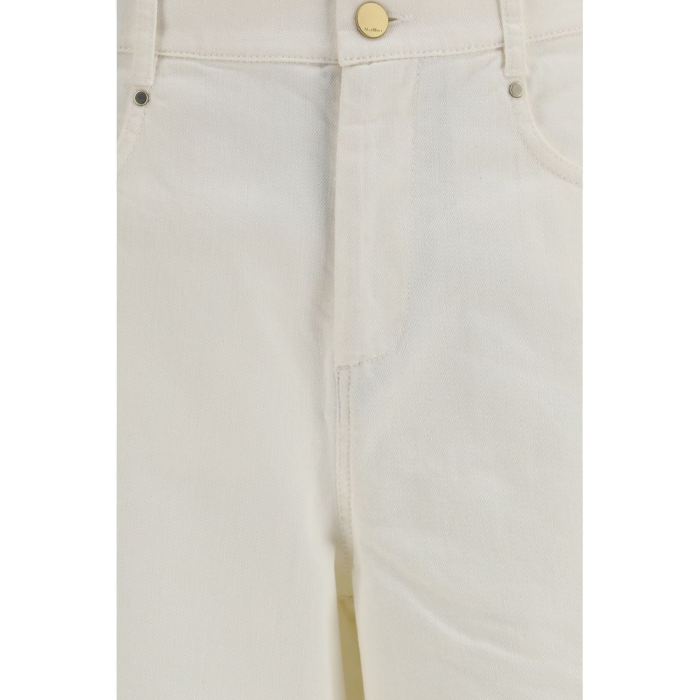'S Max Mara Ellisse Trousers — White, view 3