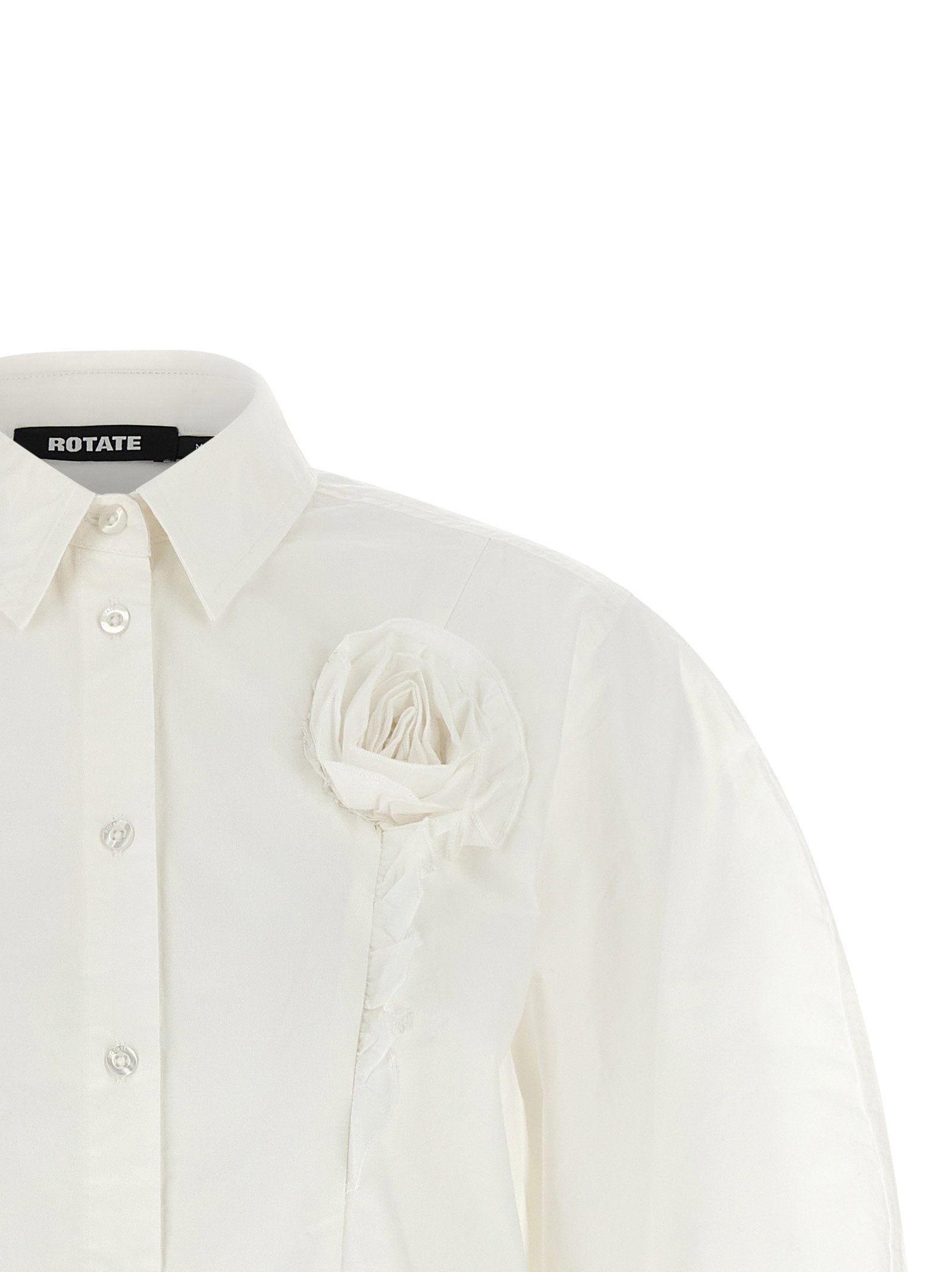 Rotate Birger Christensen Shirt — Ivory, view 3