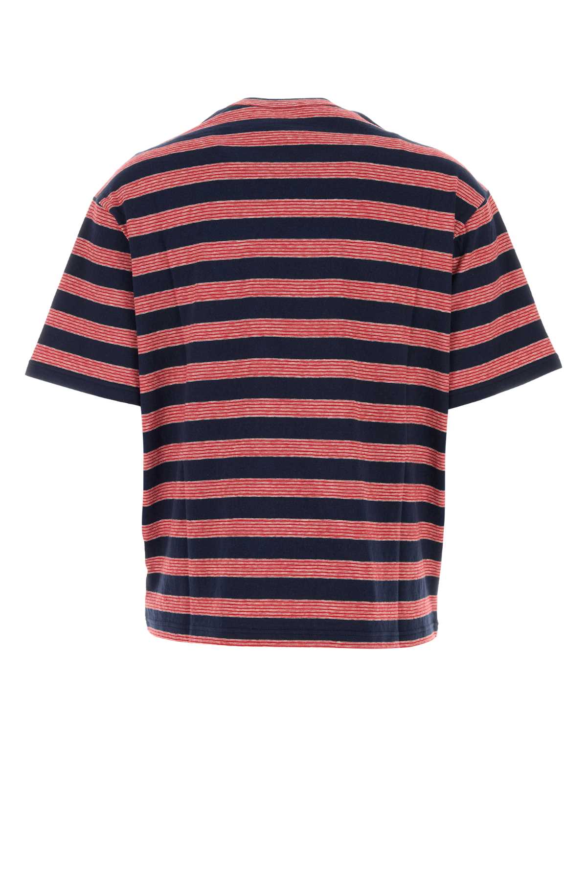 Jil Sander Striped Cotton T-Shirt — Navy, view 2