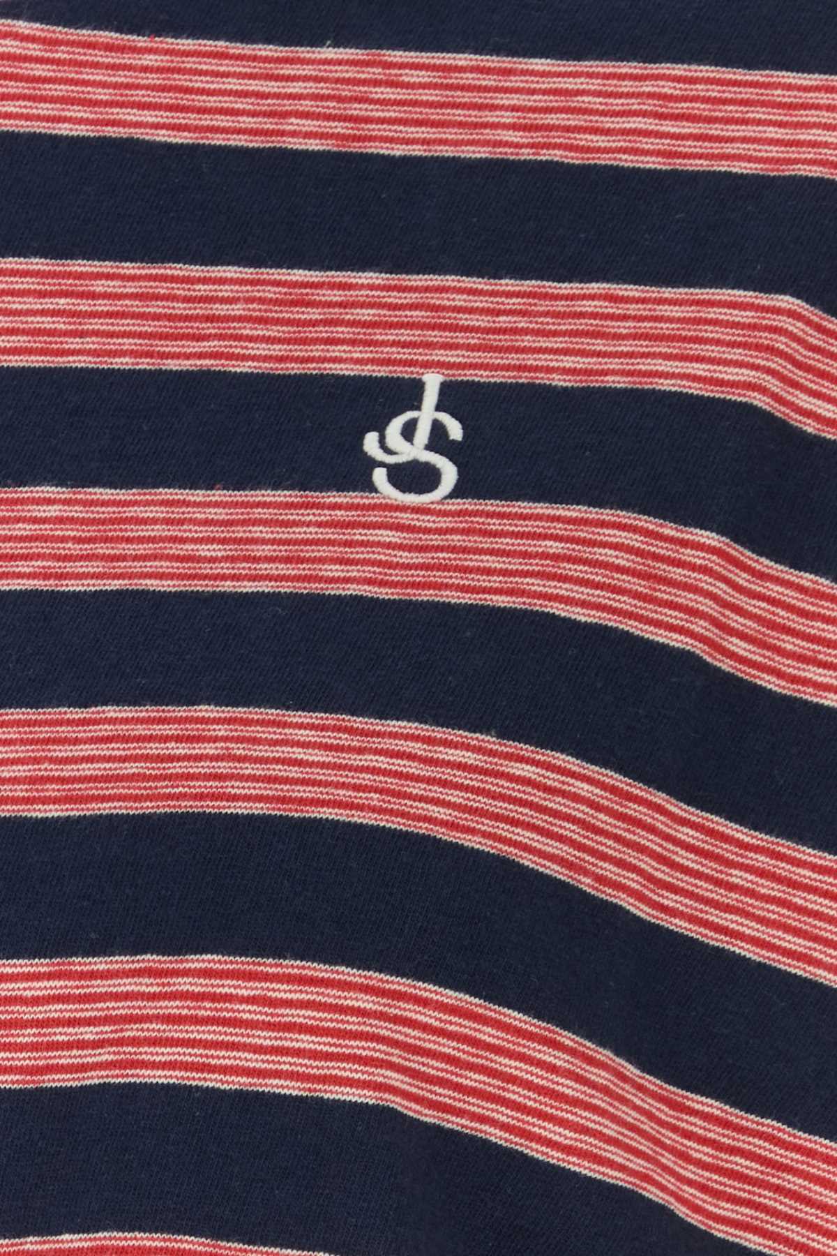 Jil Sander Striped Cotton T-Shirt — Navy, view 3