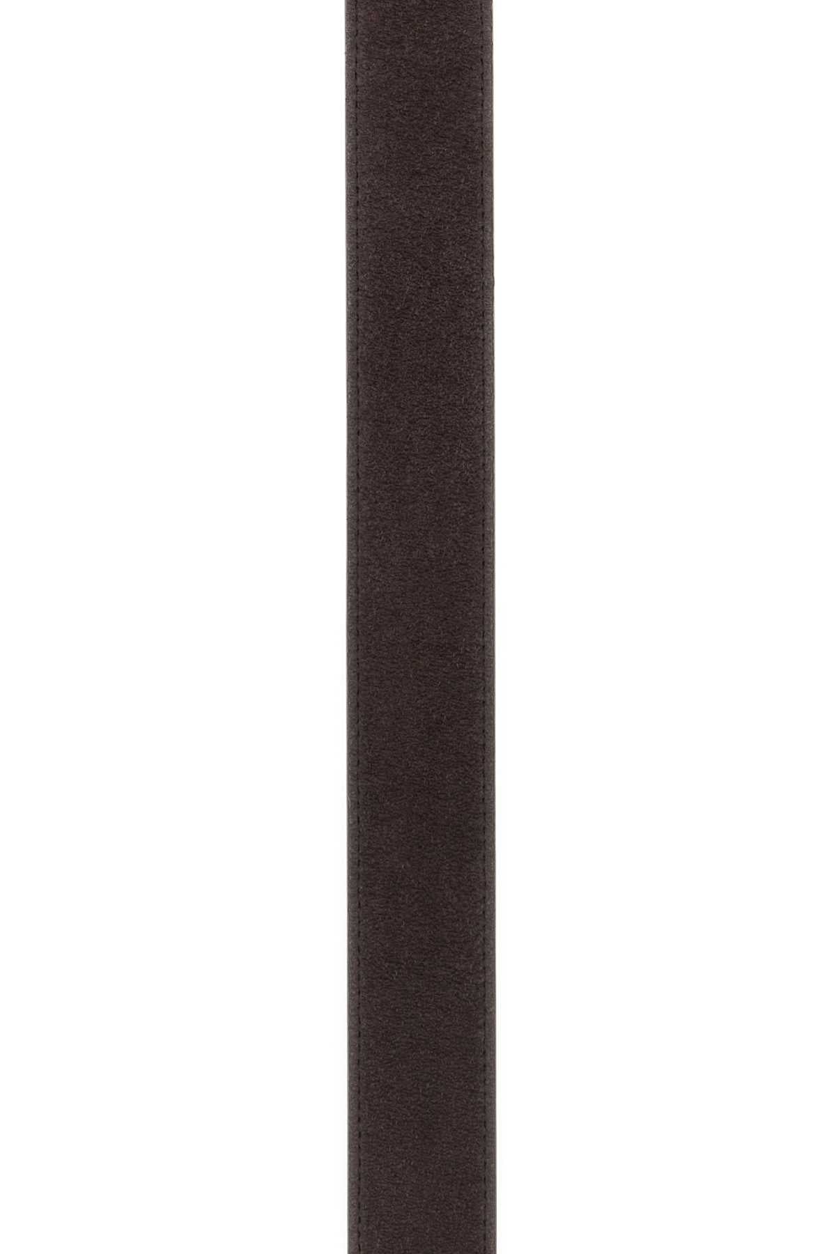 Valentino Garavani VLogo Buckle Belt — Brown, view 3