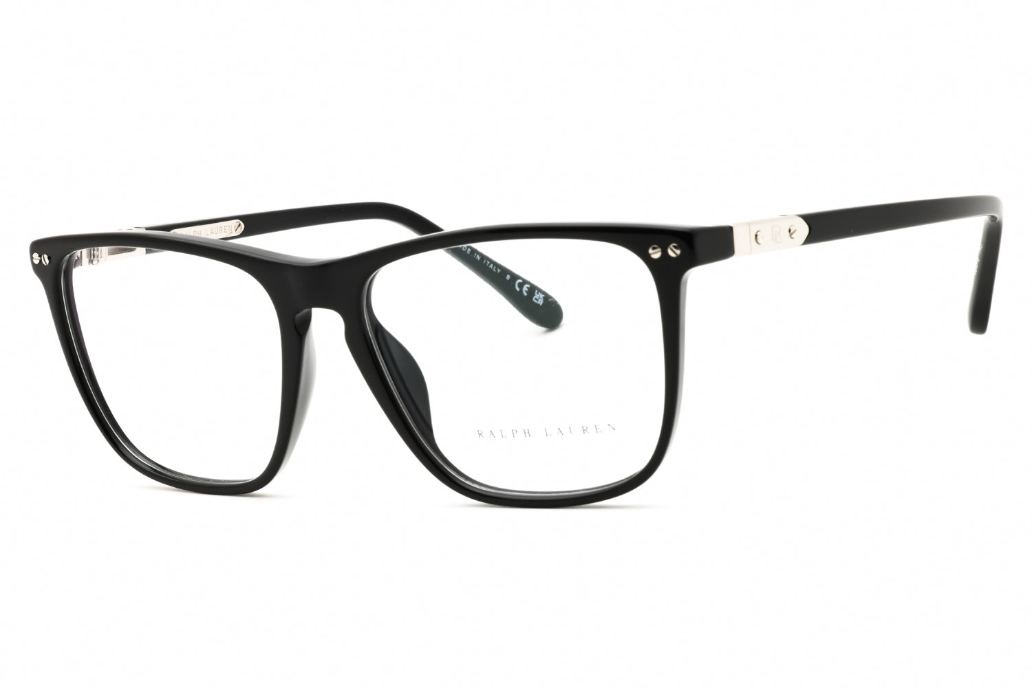 Ralph Lauren 0RL6242U Rectangular Acetate Eyeglasses — Black by Ralph Lauren