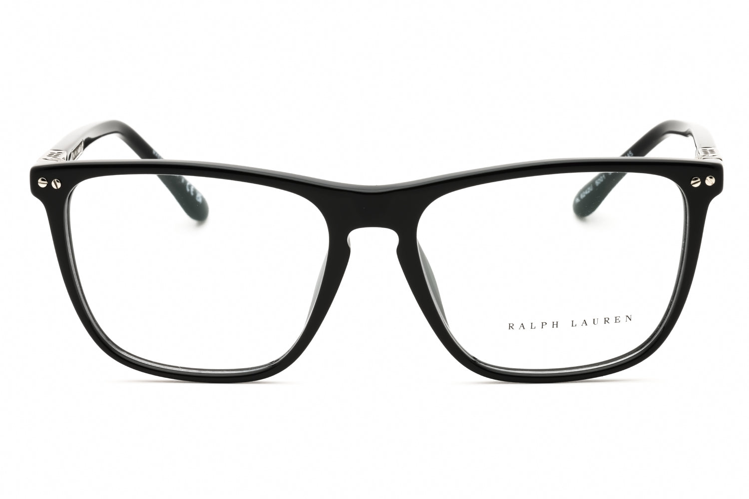 Ralph Lauren 0RL6242U Rectangular Acetate Eyeglasses — Black, view 2