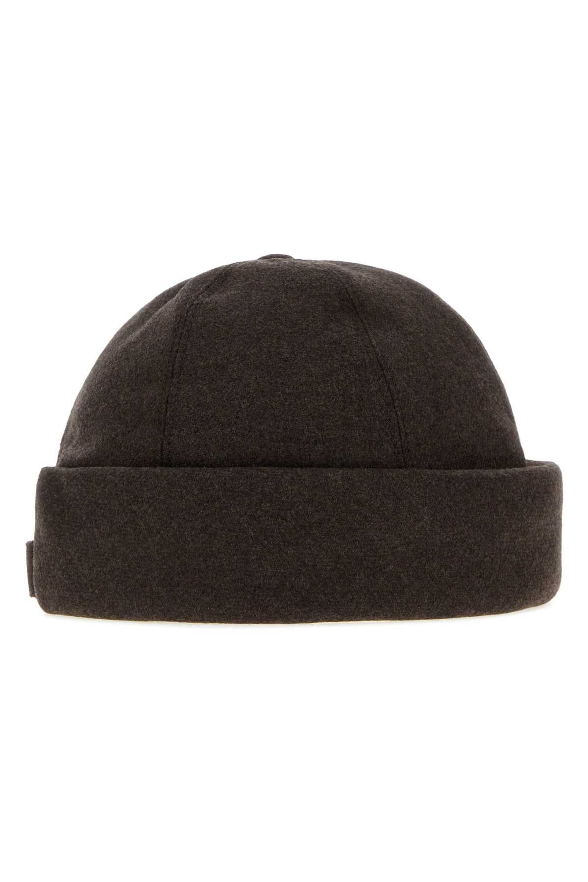 Giorgio Armani DOCKER Winter Hat — Brown, view 2