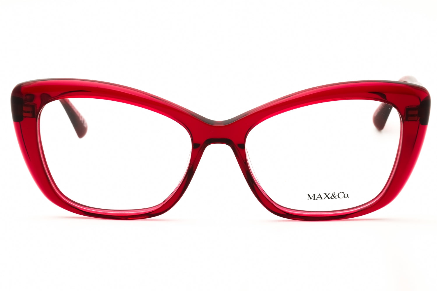 Max & Co MO5143 Cat Eye Eyeglasses — Burgundy, view 2