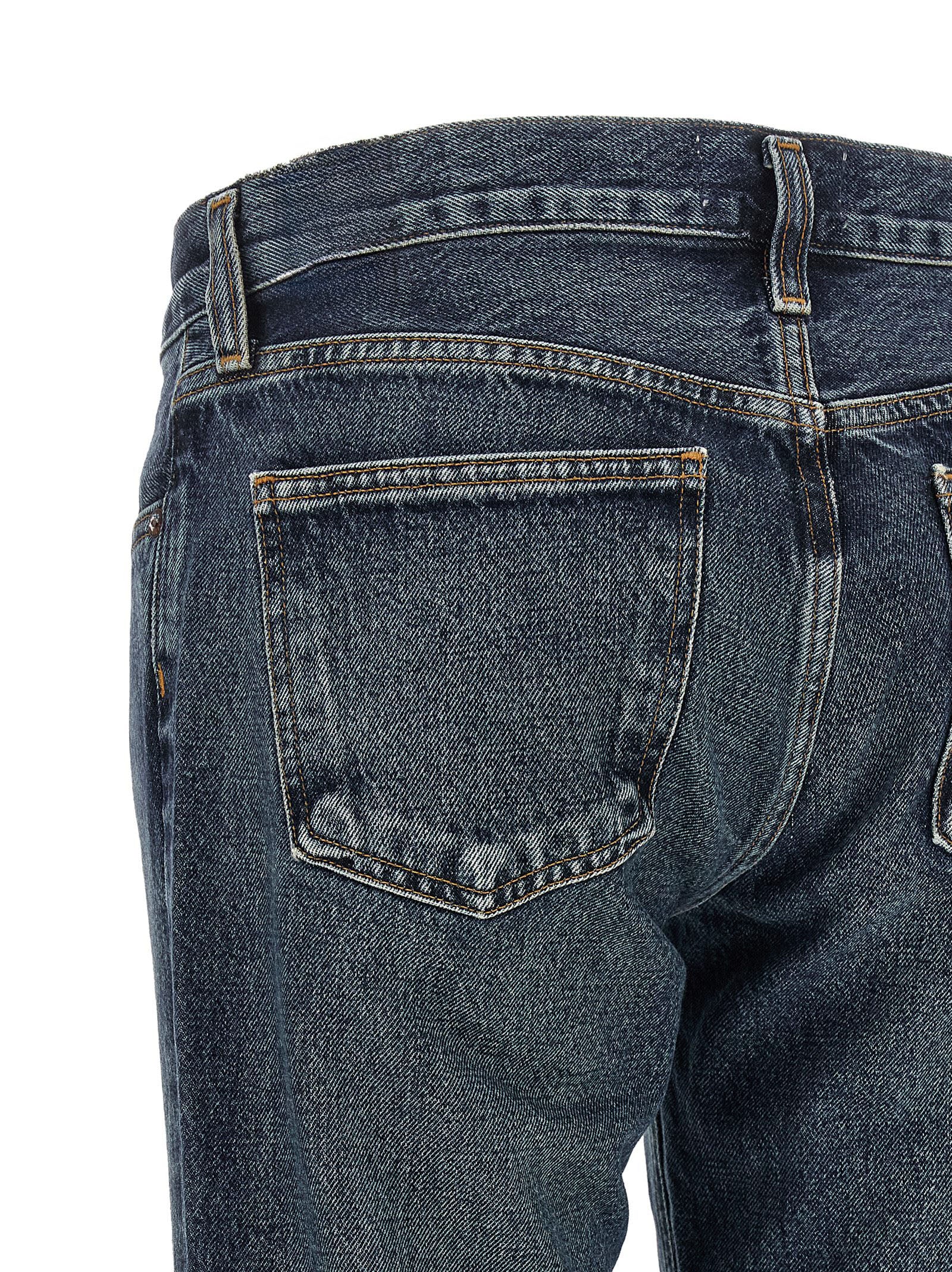 Agolde Flared Bootcut Jeans — Indigo, view 4