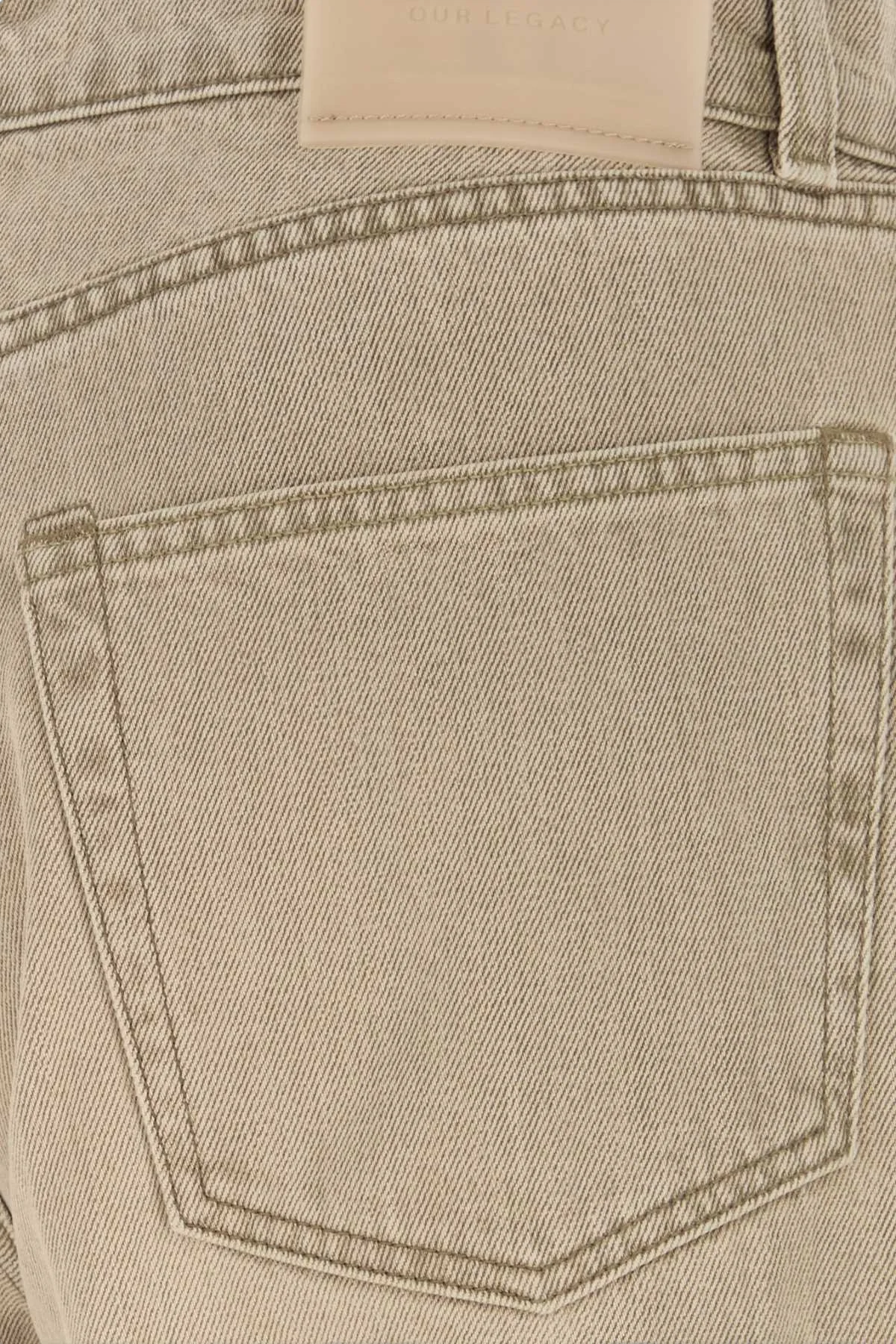 Our Legacy Olibrewas Jeans — Beige, view 3