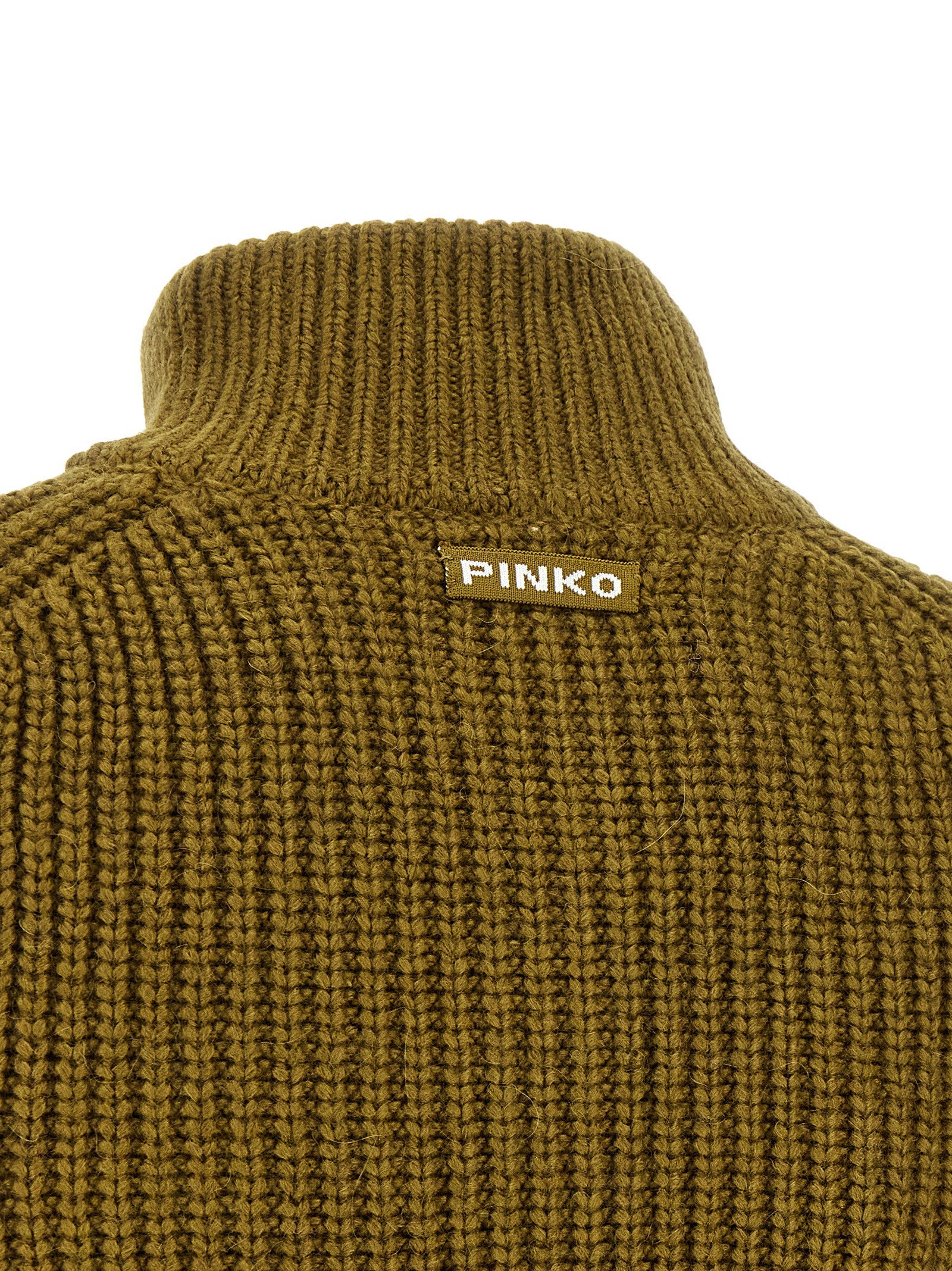 Pinko Cardigan — Olive Green, view 4
