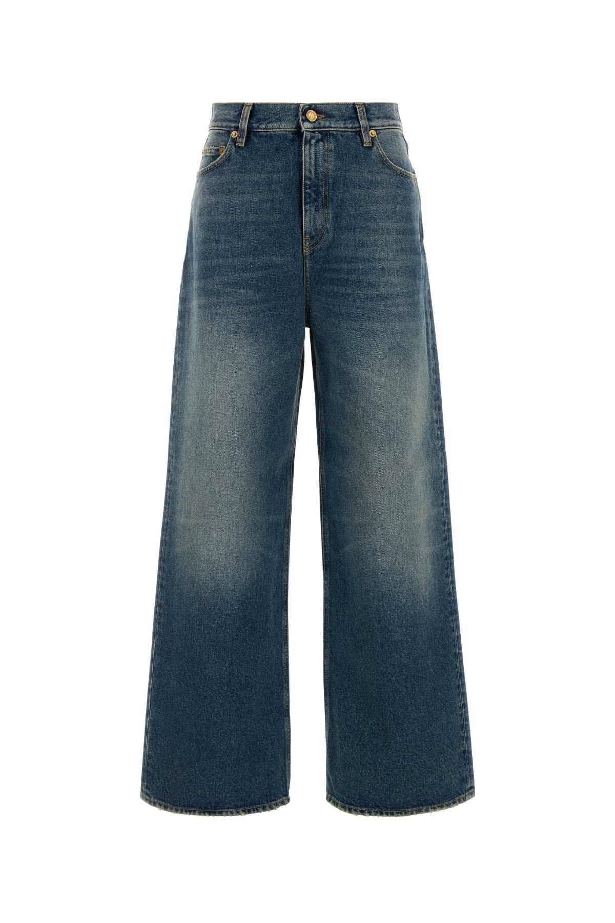 Golden Goose Deluxe Brand Wide-Leg Cotton Jeans — Blue by Golden Goose Deluxe Brand