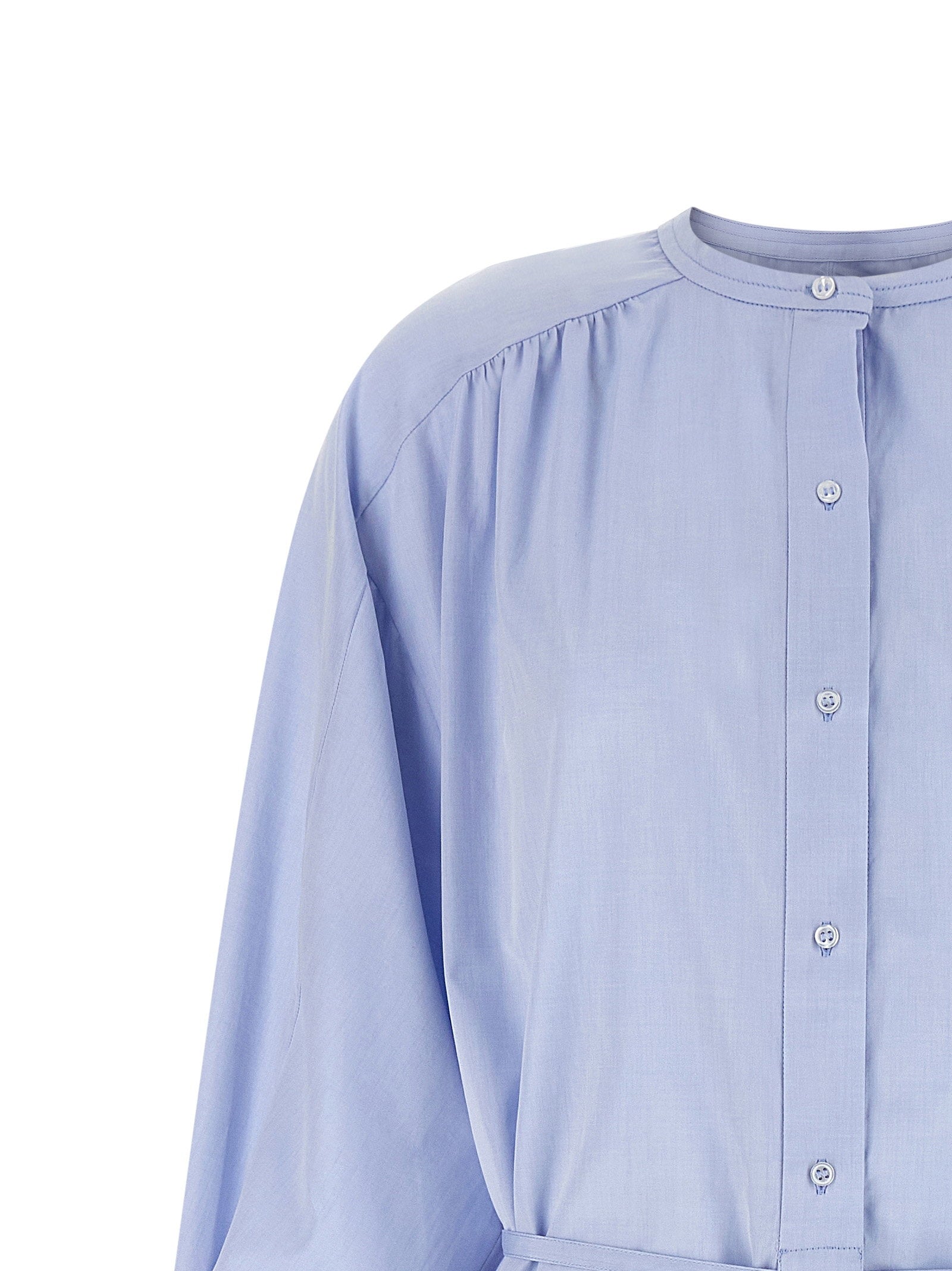 Loulou De Saison Vitti Dress — Light Blue, view 3