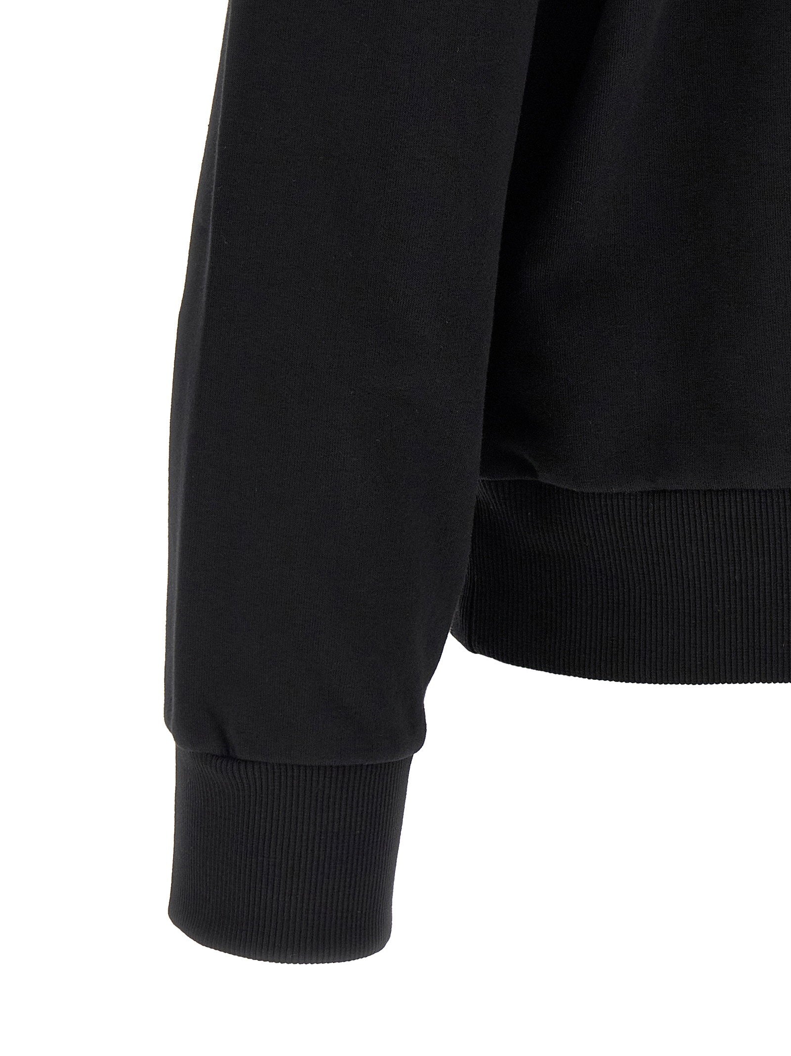 Mm6 Maison Margiela Numeric Signature Spray Paint Sweatshirt — Black - L, view 4